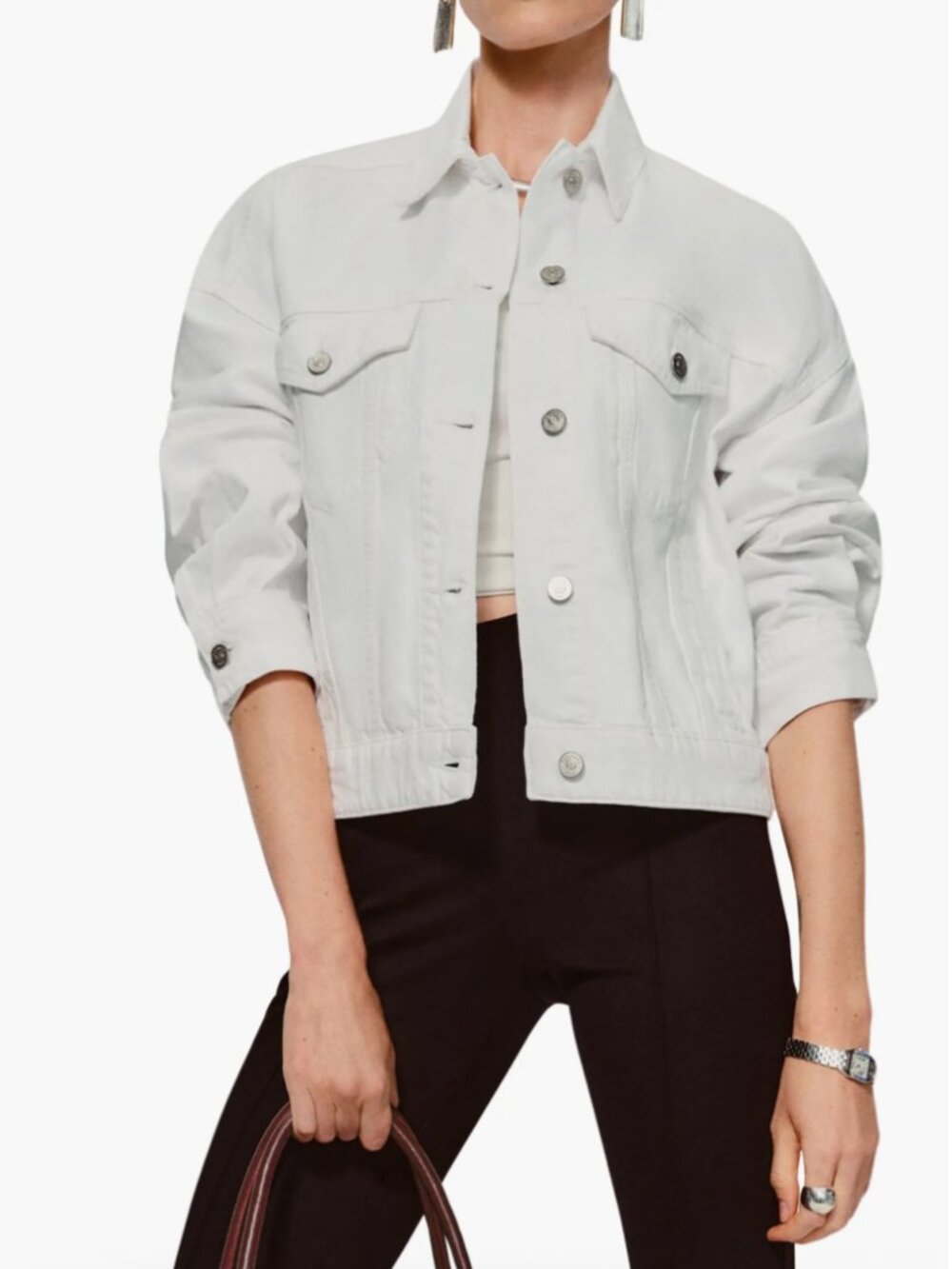 Reformation Rhodes Denim Jacket NWT